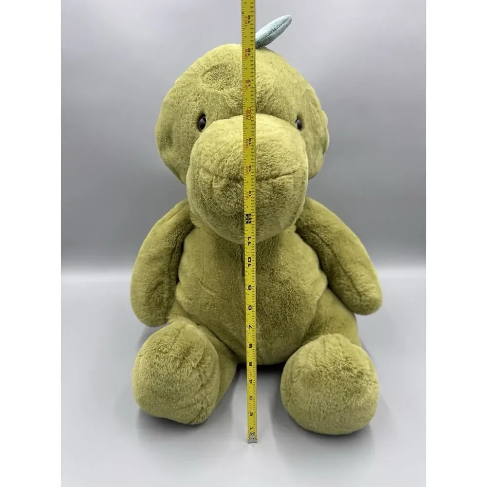 Animal Adventure Large Olive Green Dinosaur Large Plush 20” Stuffed Animal